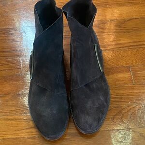 Brown Suede Ankle Boots